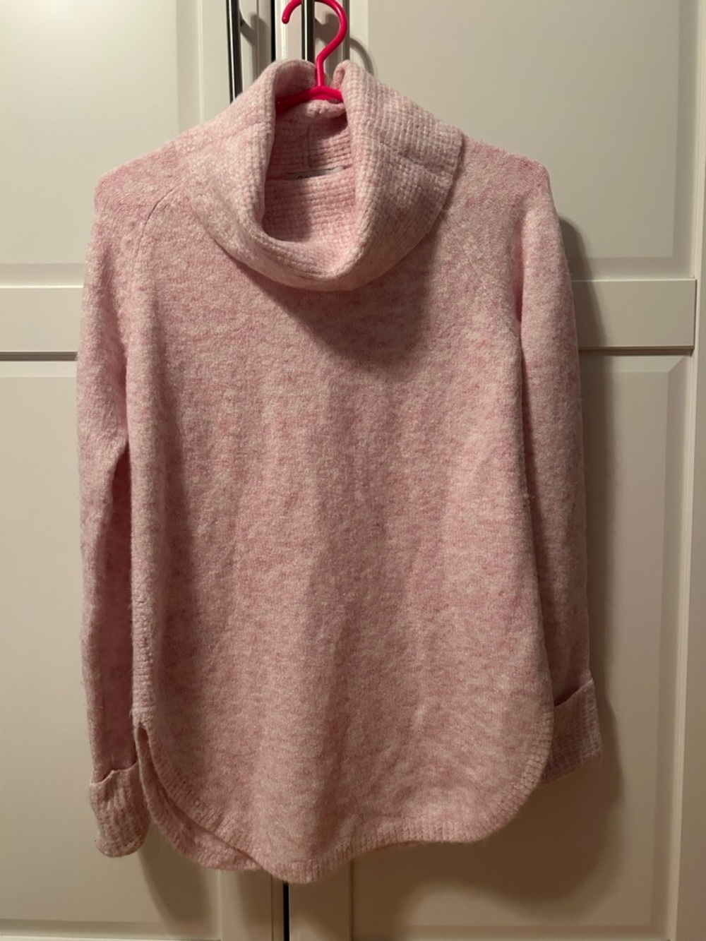 Reitmans Soft Pink Cowl Neck Sweater